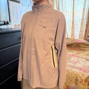 Nike 2000s Women's Light Purple Vintage Windbreaker Jacket